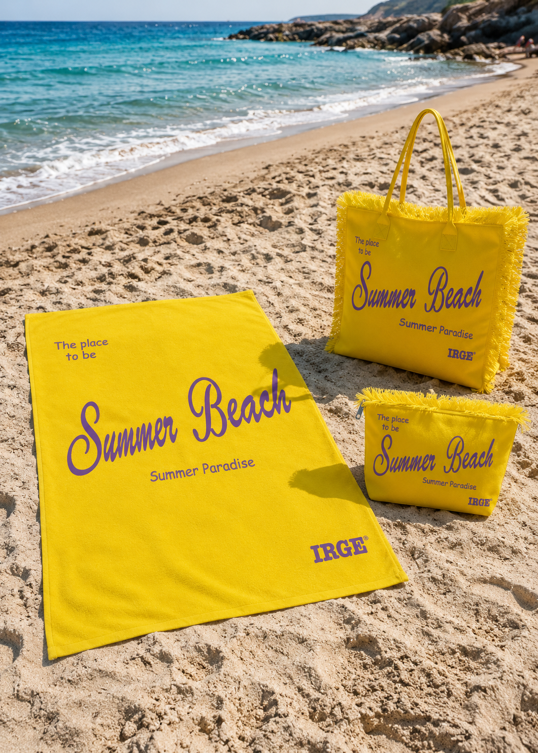 Set Mare Borsa-Telo-Pochette Irge