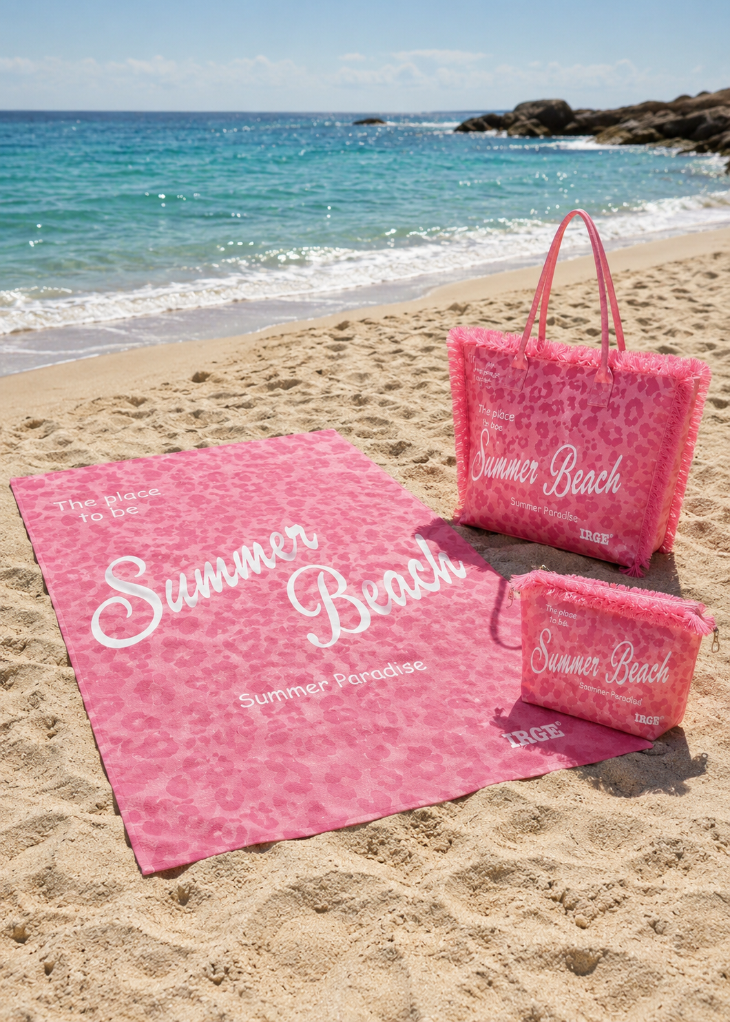 Set Mare Borsa-Telo-Pochette Irge