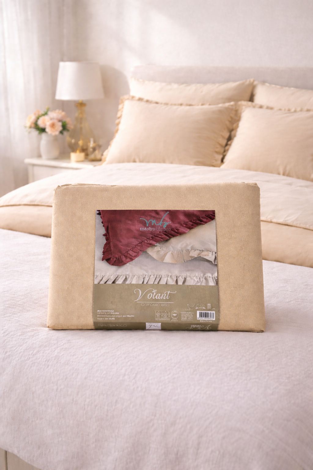 Completo Letto Matrimoniale Volant | Nicoletta Online