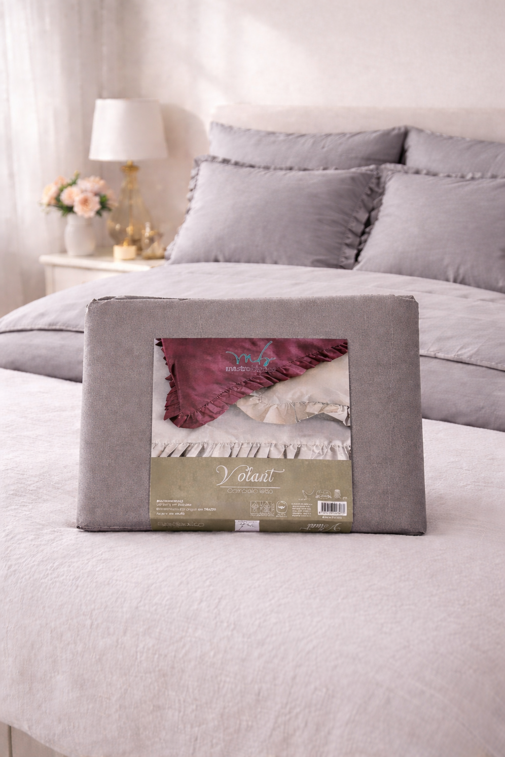 Completo Letto Matrimoniale Volant | Nicoletta Online