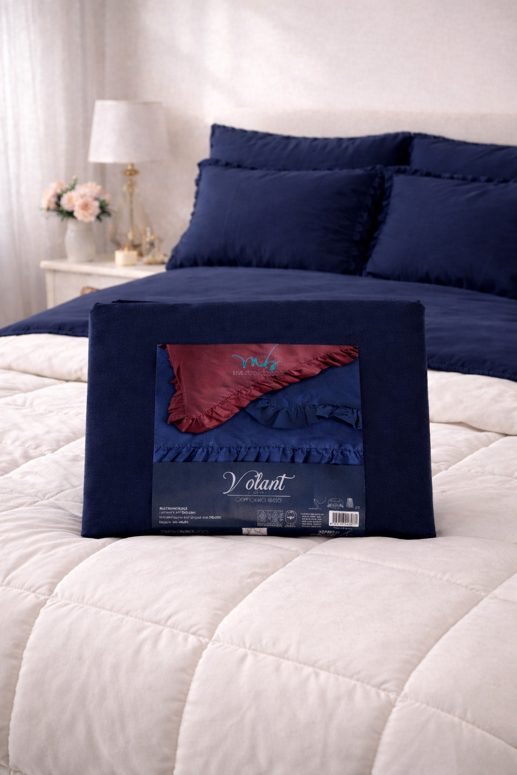 Completo Letto Matrimoniale Volant | Nicoletta Online