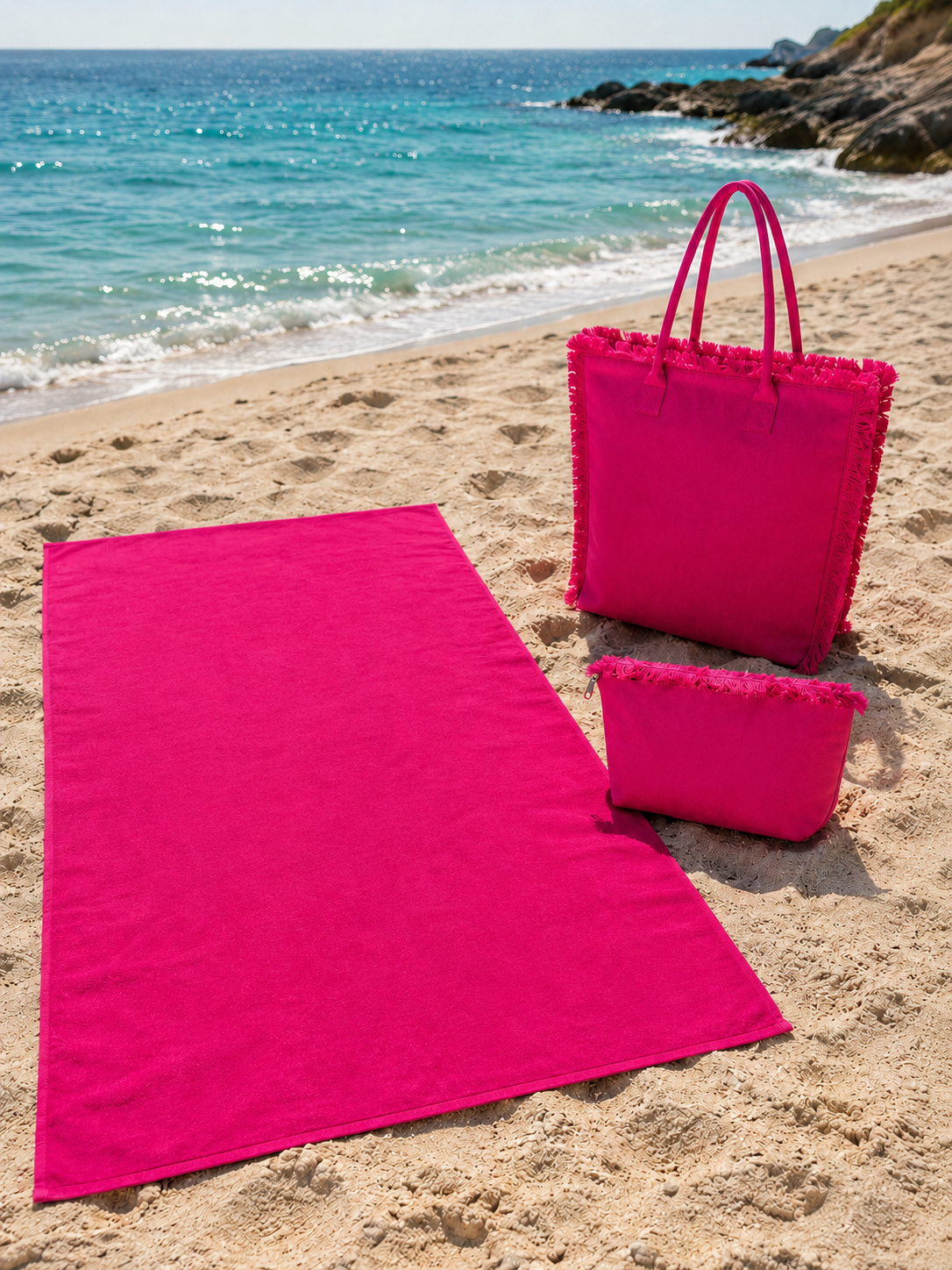 Set Mare Borsa-Pochette-Telo Irge