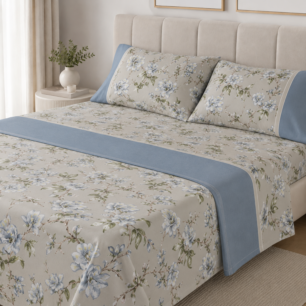 Coppia Lenzuola Renato Balestra Fiori
