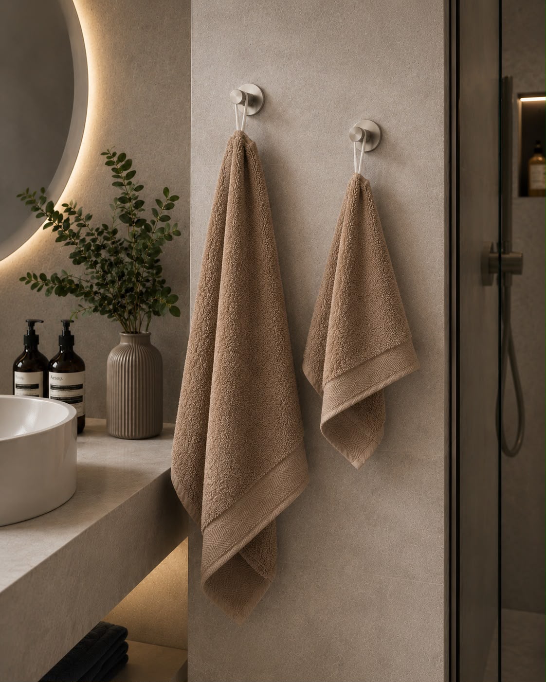Set Asciugamani 2 viso + 1 ospite in omaggio - LASAHOME art. SOFTY Soft Touch in 100% PURO COTONE