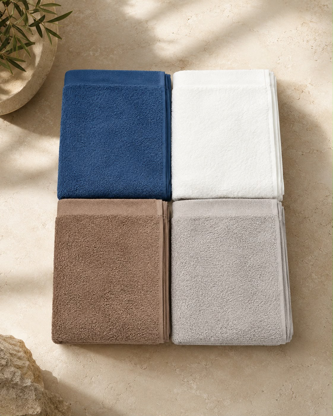 Set Asciugamani 2 viso + 1 ospite in omaggio - LASAHOME art. SOFTY Soft Touch in 100% PURO COTONE