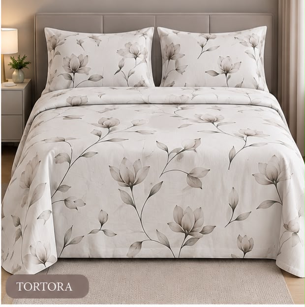 Completo Letto Matrimoniale Juliet's Line Home Collection - SIRENA art. Magnolia