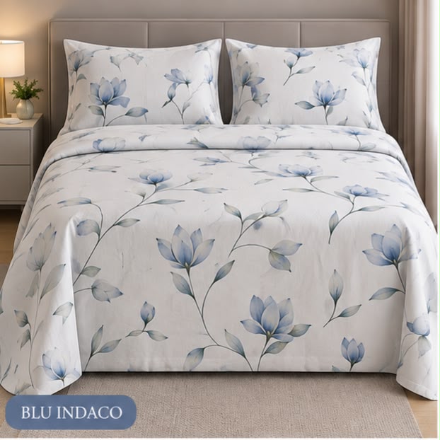 Completo Letto Matrimoniale Juliet's Line Home Collection - SIRENA art. Magnolia