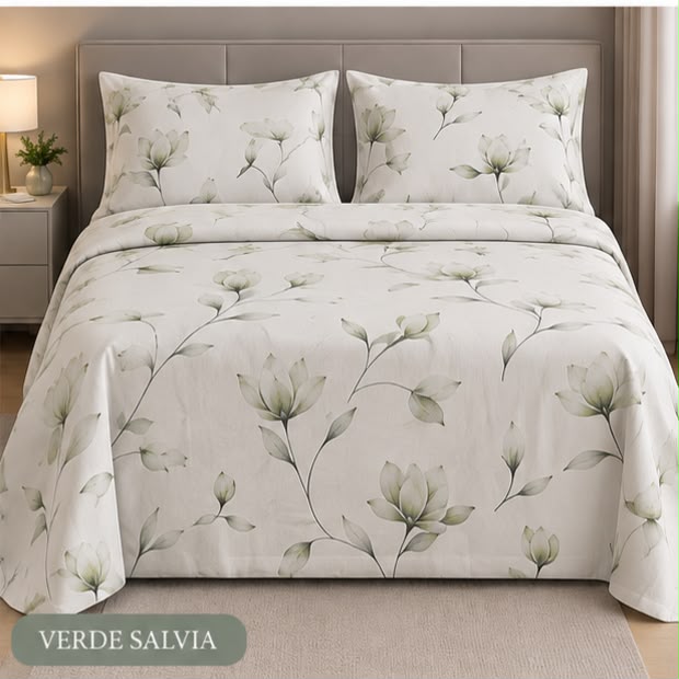 Completo Letto Matrimoniale Juliet's Line Home Collection - SIRENA art. Magnolia